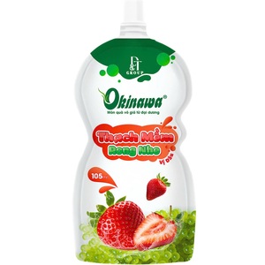 Saludable de Vietnam 105ml DT Soft Sea Grape Jelly Nutritiva Sabor a fresa Snack Bag Popular Listo para comer Producto de algas marinas - Product Image 1