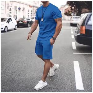 Ensemble short et chemise de sport d'été à logo extensible pour hommes ensemble court original personnalisé pour hommes en cours d'exécution - Product Image 5