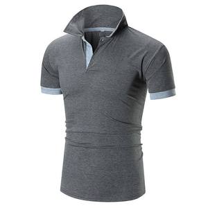 2025 vente en gros qualité respirant été hommes pour polos conception personnalisée vente chaude motif solide T-Shirt - Product Image 5