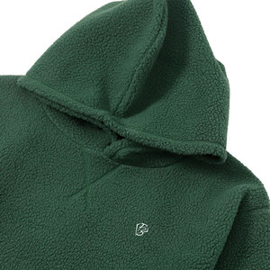 Custom Manufacturing Letter Print Heavyweight <b>Sherpa</b> Pullover Streetwear Oversized Loose <b>Hoodie</b> for Women - Product Image 3