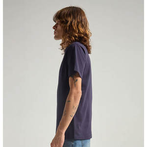 เสื้อยืดคอกลมหนาสำหรับผู้ชายเสื้อยืดแขนสั้นสำหรับฤดูร้อนเสื้อยืดลำลองสีพื้นผ้าฝ้ายแท้ - Product Image 3