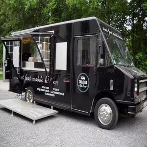 Camion de restauration électrique haut de gamme - Grande capacité, chariot mobile pour hot-dogs et restauration rapide, résistant à la rouille, avec chauffage intégré - Product Image 3
