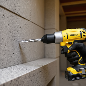 Forets Stanley pour maçonnerie et béton avec queue triangulaire pour un perçage efficace du granit - Product Image 3