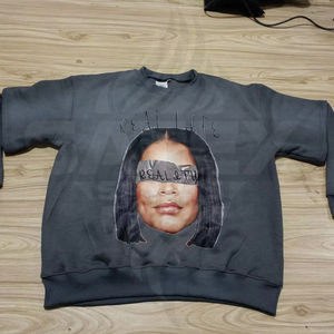 เสื้อฮิปฮอปสไตล์ยูนิเซ็กซ์ ฤดูหนาว 2026 ผ้าฝ้าย 100% ชุดสองชิ้น เสื้อยืดแขนยาว พิมพ์ลายดิจิทัล สไตล์ซันเฟด - Product Image 1