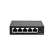 Clxlink SF05 Commutateur Ethernet rapide 1G haute performance 5 ports Full-Duplex Half-Duplex Mini boîtier plastique/métal Plug & Play