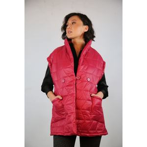 เสื้อกั๊ก & เสื้อกั๊กสีบานเย็นสำหรับผู้หญิงลายชอล์กสไตล์นอร์ดิก - Product Image 1