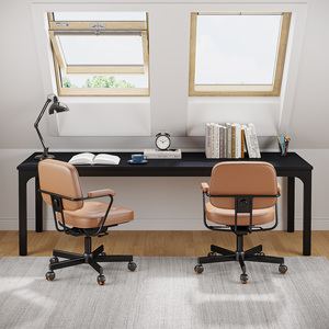 Tribesigns, superventas, escritorio de ordenador de 78,7 ", mesa de conferencia de 6 pies, mesa de oficina de seminario de reunión de madera rectangular grande - Product Image 5