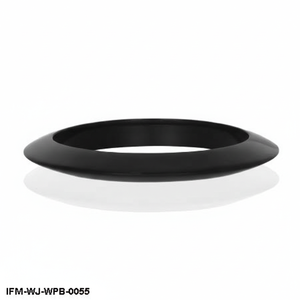 Wooden Painted Bangle <b>Bracelet</b>, Matte <b>Black</b> Minimalist Bangle, Handmade Wood Jewelry for <b>Women</b> - Product Image 1