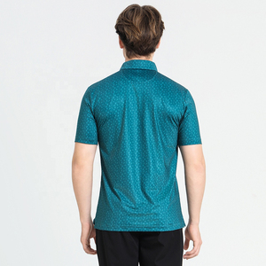 Polo de golf pour homme de bonne qualité, design personnalisé gratuit, impression par sublimation complète, meilleur prix, faible MOQ - Product Image 3