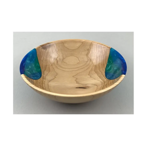 Offre Spéciale bol à salade en bois naturel assaisonné en bois et résine bol de service vaisselle de table et décor pour le camping - Product Image 4