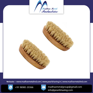 Nouvelle brosse à barbe naturelle pour hommes marque privée vente chaude brosse à barbe professionnelle de l'Inde - Product Image 2