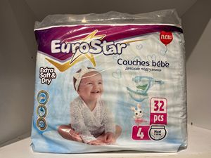 Eurostar OEM ผ้าอ้อมเด็กผ้าคอตตอนนิ่มระบายอากาศได้ดียางรัดเอวยางยืดซับน้ำได้ดีปรับแต่งได้ดูแลเด็ก - Product Image 2