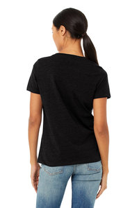 Next Level Ladies' CVC Deep V-Neck T-Shirt Women's Relaxed Heather CVC V-Neck Tee Camisetas al por mayor más baratas - Product Image 3