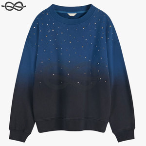 เสื้อสเวตเตอร์แบบสวมหัวคอกลมผ้าคอตตอนผ้าฟลีซ500gsm แบบสวมหัวพิมพ์ลายไม่จำกัดเพศ - Product Image 1