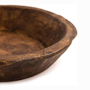 Tazón de masa de madera de mango de alta calidad para servir y decorar, tazones de vela de masa de madera grandes de forma redonda a precio de fábrica - Product Image 4