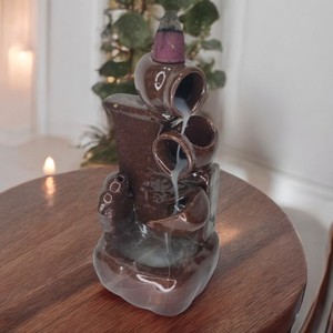 Backflow Smoke <b>Waterfall</b> backflow <b>burner</b> <b>Incense</b> <b>burner</b> illusion backflow <b>burner</b> for aromatherapy - Product Image 4