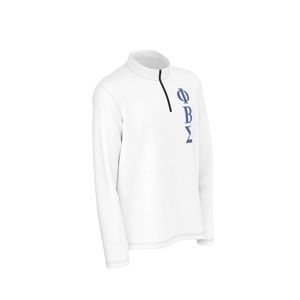 Phi Beta Sigma Zip Quarter Sweatshirt - Product Image 2