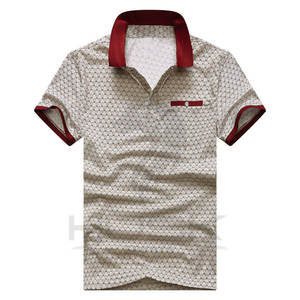 Polos informales de verano de alta calidad al por mayor 2023, camisa de manga corta para hombre, estampado de talla grande para hombre - Product Image 2