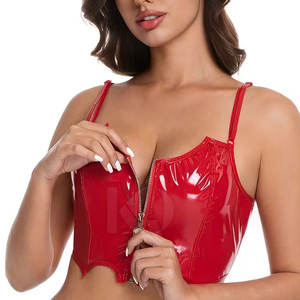 Soutien-gorge en cuir tendance pour femmes avec un design élégant et une doublure intérieure douce - Product Image 6