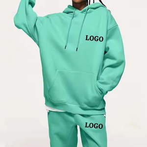 Customized Running Gym Wear Print/Embroidery LOGO Block Side Stripe Tops Jackets Jogger <b>Trousers</b> Men Tracksuit Hoodie Sets - Product Image 2