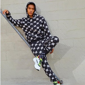 Custom Hoodie Best Quality Two Pieces Sets Vintage Blank Sweatpants Gym wear Zip up Baggy Oversize Plain <b>Tracksuit</b> - Product Image 4