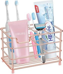 Latest Arrival Golden Color Modern Look Metal Wall Mounted/standing Tooth <b>Brush</b> Holder for Home Hotel Bathroom Usage Accessories - Product Image 4