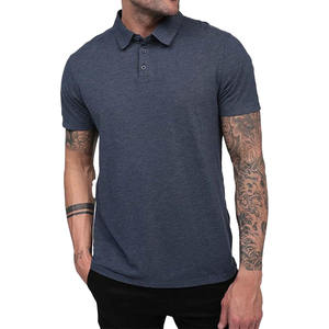 Camiseta Polo Negra de Moda para Hombre, Manga Corta, Diseño Minimalista, para Oficina y Uso Diario - Product Image 6
