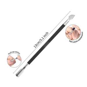 Kits de manucure pour bébé multifonctionnels professionnels en acier inoxydable Coupe-ongles Ciseaux Pince à ongles Pousse-cuticules incurvé - Product Image 4