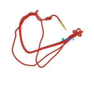 Aiguillette Dorada al por Mayor de Lami's Industries |   Alambre de oro y puntas metálicas |   Logotipo Personalizado |   Cordón de hombro para uniforme ceremonial - Product Image 4