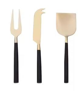 Ensemble élégant de serveurs à fromage en acier inoxydable avec poignée en résine, cadeau pour la maison - Product Image 6