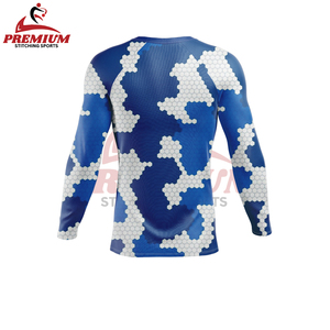 Logotipo personalizado MMA Rash Guard Profesional Hecho de alta calidad Rash Guard Logotipo personalizado Impreso Bordado Rash Guard - Product Image 2