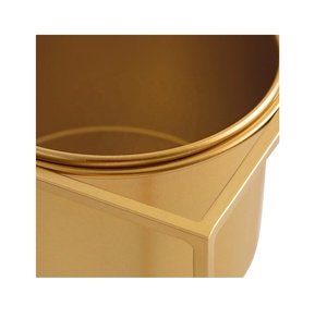 Soporte cuadrado de maceta de metal de escritorio con macetas Juego de dos mayoristas Fabricante venta directa de fábrica - Product Image 3