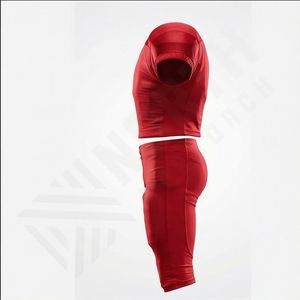 Ensemble complet de maillot et pantalon de football américain OEM, design personnalisé, ensemble uniforme à séchage rapide, équipement d'équipe professionnel pour hommes, taille plus, 100% - Product Image 3