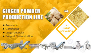 Vente à chaud Ligne de traitement de l'ail et du gingembre Machine de traitement de la poudre de gingembre Prix de la machine de traitement du gingembre - Product Image 6