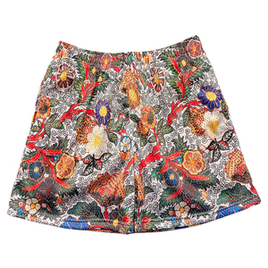 Fabricante de alta calidad Pantalones de calle 5 pulgadas Entrepierna Jacquard Tejido de lana Manta personalizada Hombres Pantalones cortos de tapiz - Product Image 1
