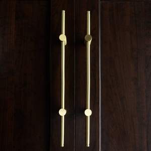 Tiradores de Cajones y Armarios de Latón Macizo de Estilo Vintage, Tiradores de Muebles de Metal de Primera Calidad para Interiores de Hogar y Hoteles - Product Image 2