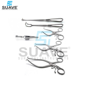 SUAVE SURGICAL INSTRUMENTS Set 10 Pièces Écarteurs vétérinaires en acier inoxydable Instruments de chirurgie vétérinaire réutilisables - Product Image 2