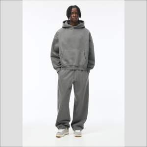 Survêtements amples IOTA SPORTS 100% coton 400GSM en molleton lourd, streetwear élégant, évacuation de l'humidité, durables, survêtements noirs - Product Image 3