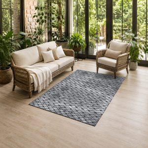 <b>RUGS</b> DEPOT LXDP-0873 Wholesale Charcoal Grey Designer Pattern Digital Printed Machine Washable Chenille Area <b>Rug</b> <b>Non</b> <b>Slip</b> - Product Image 6