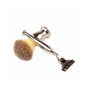 Kit de Afeitado para Hombre, Acero Inoxidable, Ligero, Duradero, Maquinilla de Afeitar de Doble Filo, Soporte para Brocha, Tazón, Logotipo Personalizado, Color Personalizado - Product Image 6