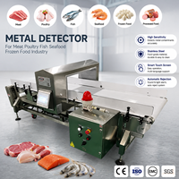 Détecteur de métaux industriel pour l'alimentation, la viande, les fruits de mer, les aliments congelés, système de détection de métaux sur convoyeur