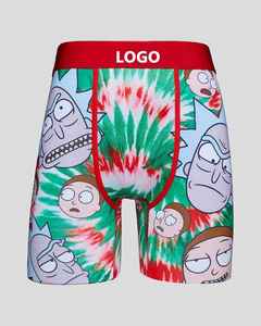 2026 Wholesale Style <b>Men's</b> Underwear Boxer Briefs 100% Cotton Hip Hop Elastic Waist Waterproof Sublimation Boxers <b>Shorts</b> - Product Image 6