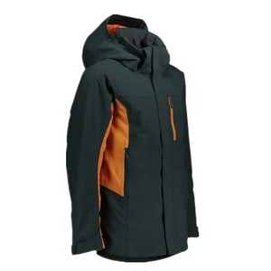 Veste coupe-vent de sport de plein air pour hommes imperméable à glissière multiple polyester chauffant coupe ample veste de randonnée formelle - Product Image 3