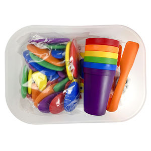 Solid Colorful Pebbles Storage <b>Box</b> Educational <b>Toys</b> for Kids - Product Image 2