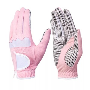 Directo de fábrica de alta calidad Cabretta guantes de golf de cuero genuino logotipo personalizado impreso transpirable impermeable equipo deportivo UV - Product Image 1