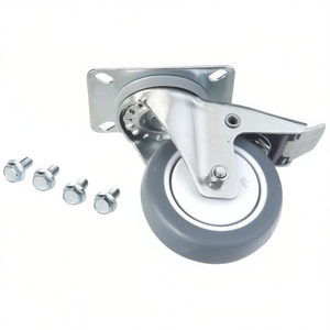Hazet Swivel Castor with Brake for Tool <b>Trolley</b> High Quality Castors for Convenient <b>Mobility</b> - Product Image 2