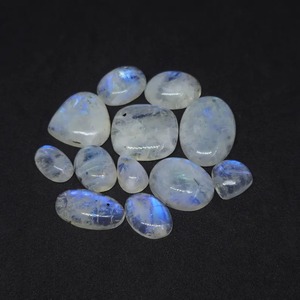 June Birthstone Natural Moonstone Cabochon Mixed Shapes White Iridescent Polished Loose Gemstones Third Party Certified 8-12 - Product Image 4