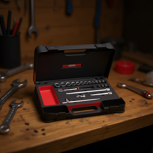 Ensemble d'outils Usag de 20 pièces avec douilles hexagonales dans un coffret ABS, durable et polyvalent - Product Image 3