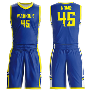 Uniformes de basket-ball en jersey 100% polyester respirant, sur mesure, de haute qualité, en gros, taille plus, sublimation - Product Image 5