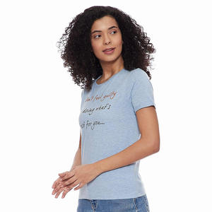 T-shirt à manches courtes et col rond pour femme, en coton, de grande taille, personnalisé et ample, avec dessin animé Mickey - Product Image 4